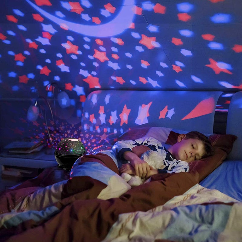 MOKOQI Star Projector Night Lights for Kids, Birthday Gifts for 1-4-6-14 Year Old Girl Boy Kids Bedroom, Glow in The Dark Stars Moon for Child Asleep Peacefully - Image 3
